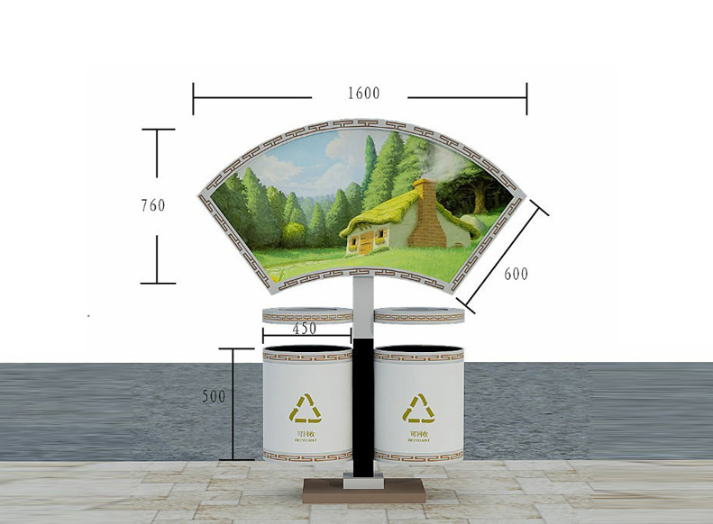 广告垃圾箱JB-011